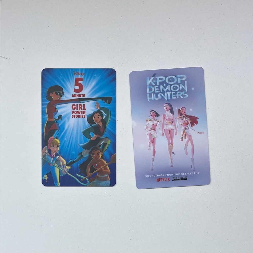 YOTO Cards- Disney’s 5-min Girl Power Stories and K-pop Demon Hunter soundtrack